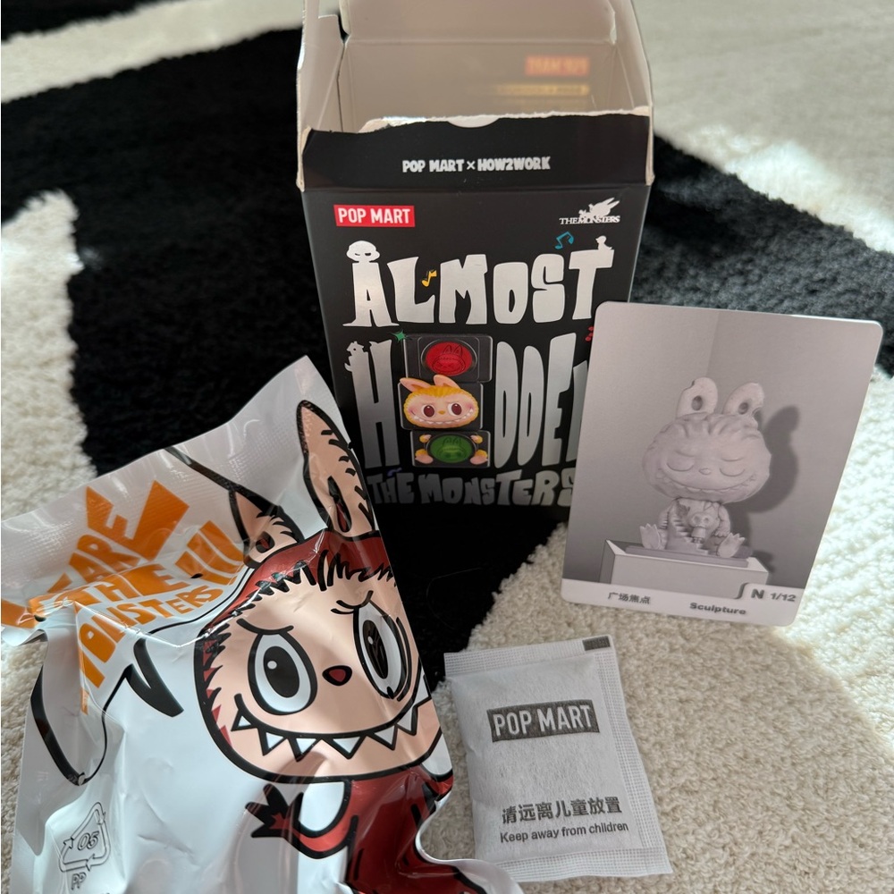 Official Pop Mart Almost Hidden The Monsters “Scripture”